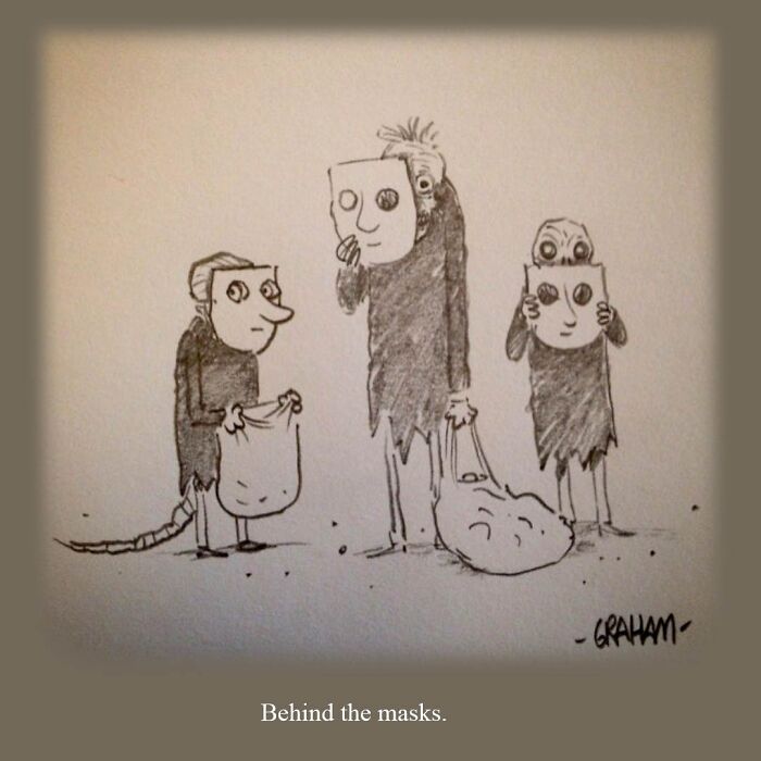 51 Graham Annable One Panel Comics That Start Normal And End Somewhere Unexpected