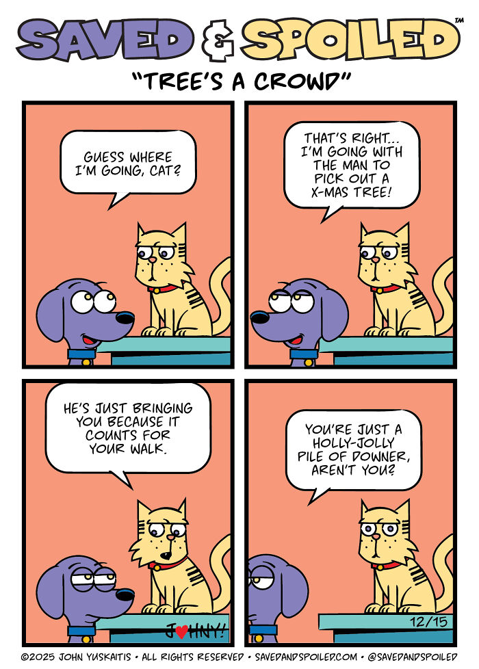 My 20 &lsquo;Saved & Spoiled&rsquo; Comics For Anyone Surviving The Holidays With Pets In The House