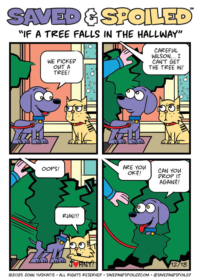 My 20 &lsquo;Saved & Spoiled&rsquo; Comics For Anyone Surviving The Holidays With Pets In The House