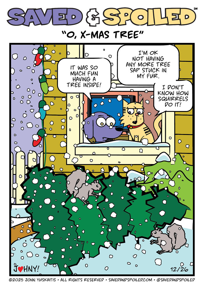 My 20 &lsquo;Saved & Spoiled&rsquo; Comics For Anyone Surviving The Holidays With Pets In The House