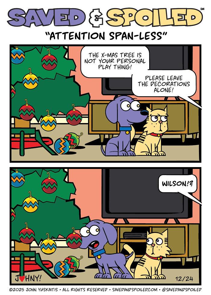 My 20 &lsquo;Saved & Spoiled&rsquo; Comics For Anyone Surviving The Holidays With Pets In The House