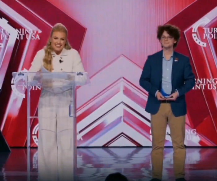 “Greatest Freudian Slip Of All Time”: Erika Kirk’s Awkward Mistake At TPUSA Event Goes Viral “Greatest Freudian Slip Of All Time”: Erika Kirk’s Awkward Mistake At TPUSA Event Goes Viral