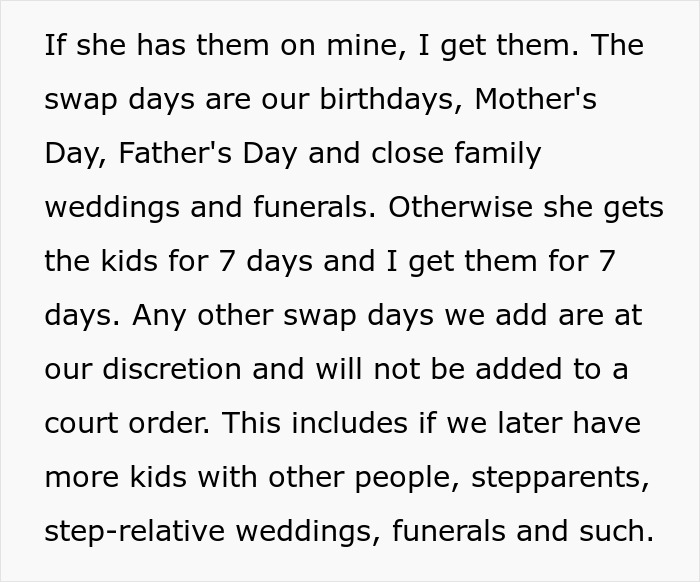 Entitled Cheater Wants Affair Partner’s B-Day As Custody Swap Day, Mad As Ex Husband Says &ldquo;No Way&rdquo;