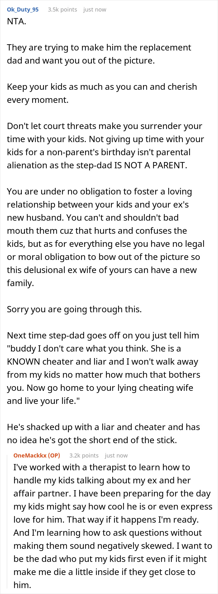 Entitled Cheater Wants Affair Partner’s B-Day As Custody Swap Day, Mad As Ex Husband Says &ldquo;No Way&rdquo;