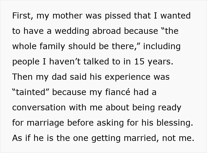 Bride’s Parents Throw Tantrums Over Everything, Get Slammed By Great Aunt And Uninvited From Wedding Bride’s Parents Throw Tantrums Over Everything, Get Slammed By Great Aunt And Uninvited From Wedding