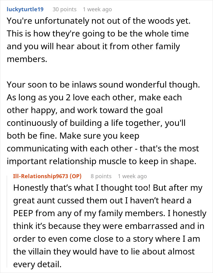 Bride’s Parents Throw Tantrums Over Everything, Get Slammed By Great Aunt And Uninvited From Wedding Bride’s Parents Throw Tantrums Over Everything, Get Slammed By Great Aunt And Uninvited From Wedding