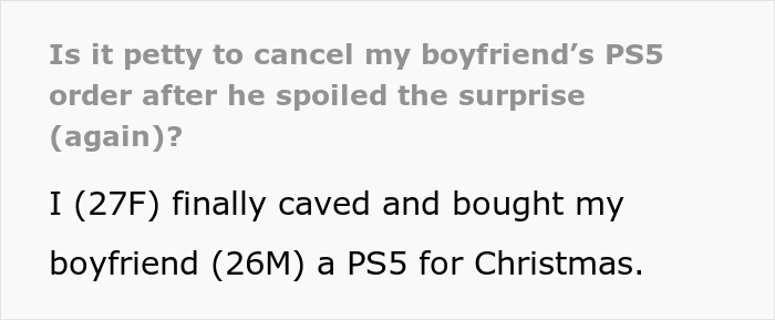 Guy Really Wants A PS5 For Xmas, Ends Up Empty-Handed After Pressuring GF To Tell Him If She Got It