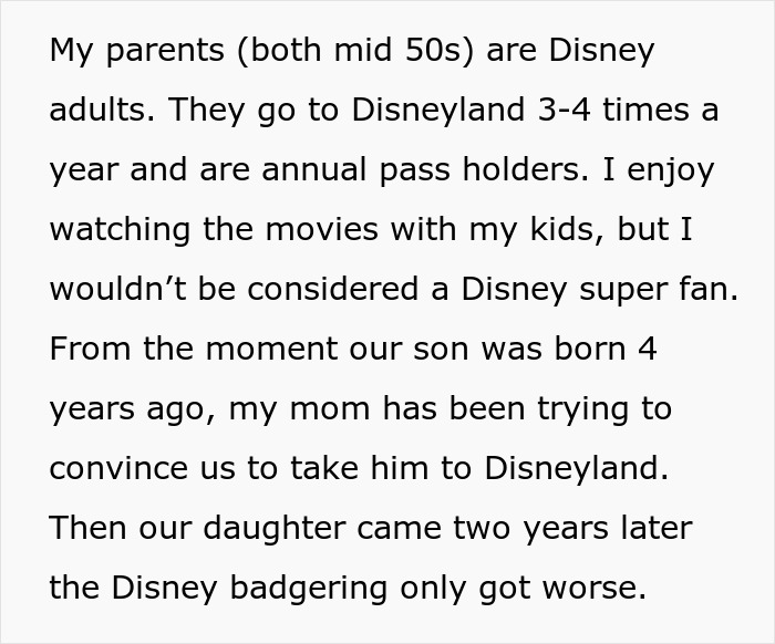 Mom Forces Her Disney Dream Onto Her Family, Daughter Realizes The &ldquo;Gift&rdquo; Comes With Debt And Guilt