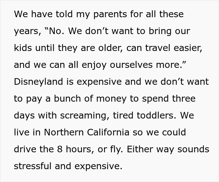 Mom Forces Her Disney Dream Onto Her Family, Daughter Realizes The &ldquo;Gift&rdquo; Comes With Debt And Guilt
