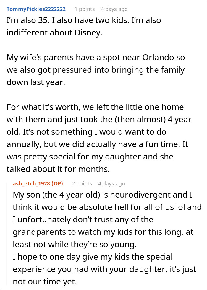 Mom Forces Her Disney Dream Onto Her Family, Daughter Realizes The &ldquo;Gift&rdquo; Comes With Debt And Guilt