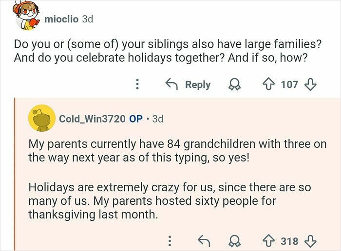 Man Who Has 21 Siblings Answers 40 Questions About His Life