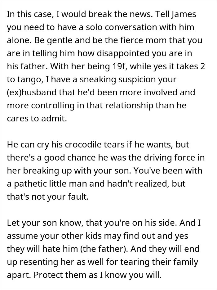 Man Unsure If Affair Partner’s Baby Is His Child Or Grandchild As She’s His Son’s Recent Ex Man Unsure If Affair Partner’s Baby Is His Child Or Grandchild As She’s His Son’s Recent Ex