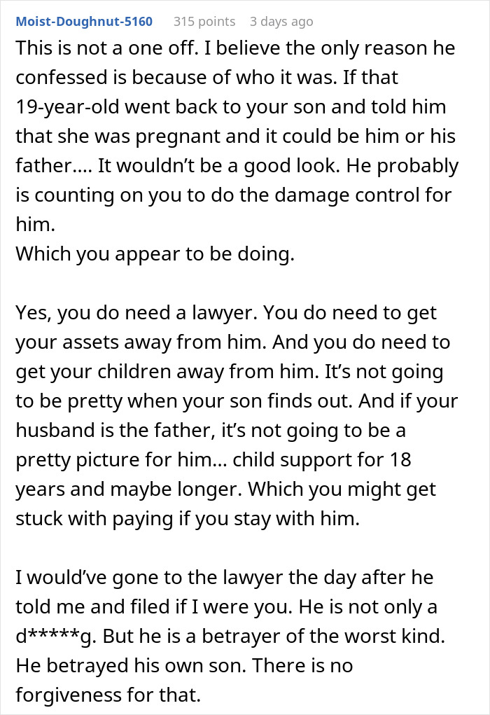 Man Unsure If Affair Partner’s Baby Is His Child Or Grandchild As She’s His Son’s Recent Ex Man Unsure If Affair Partner’s Baby Is His Child Or Grandchild As She’s His Son’s Recent Ex