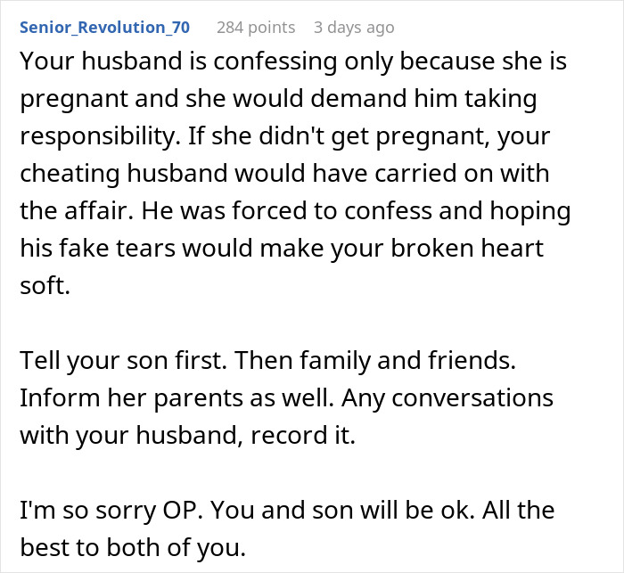 Man Unsure If Affair Partner’s Baby Is His Child Or Grandchild As She’s His Son’s Recent Ex Man Unsure If Affair Partner’s Baby Is His Child Or Grandchild As She’s His Son’s Recent Ex