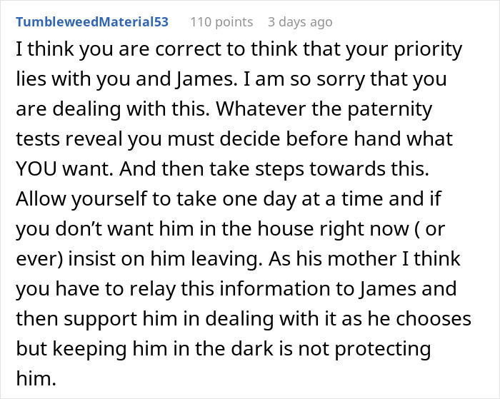 Man Unsure If Affair Partner’s Baby Is His Child Or Grandchild As She’s His Son’s Recent Ex Man Unsure If Affair Partner’s Baby Is His Child Or Grandchild As She’s His Son’s Recent Ex