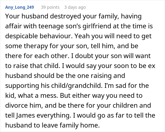 Man Unsure If Affair Partner’s Baby Is His Child Or Grandchild As She’s His Son’s Recent Ex Man Unsure If Affair Partner’s Baby Is His Child Or Grandchild As She’s His Son’s Recent Ex