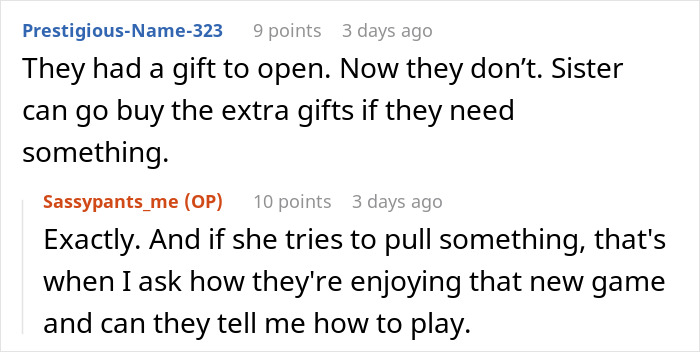 Woman Thinks She Deserves Another Christmas Gift Because She Opened One Early, Gets A Reality Check