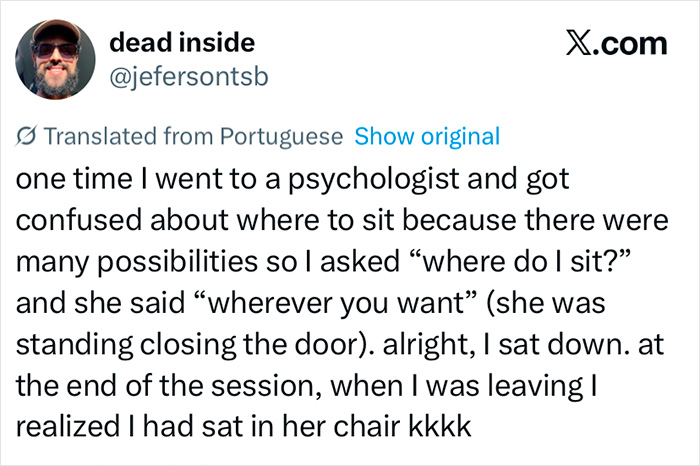 The Hidden Test Your Therapist May Be Using To Judge You The Moment You Enter The Room