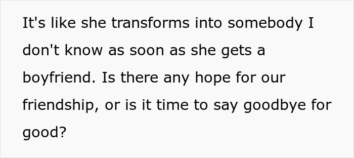 Bestie Ghosts Writer For Months After Getting A BF, Then Asks Her To Help Him Break Into Hollywood Bestie Ghosts Writer For Months After Getting A BF, Then Asks Her To Help Him Break Into Hollywood