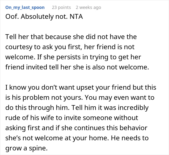 Host Tells Friend&rsquo;s Wife She Can&rsquo;t Invite Random People To Her House, Cancels Xmas After She Does