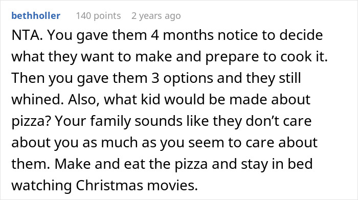 Lazy Relatives Won&rsquo;t Bring Food To Christmas Dinner, Mad As Host Says It&rsquo;s Either Pizza Or Nothing