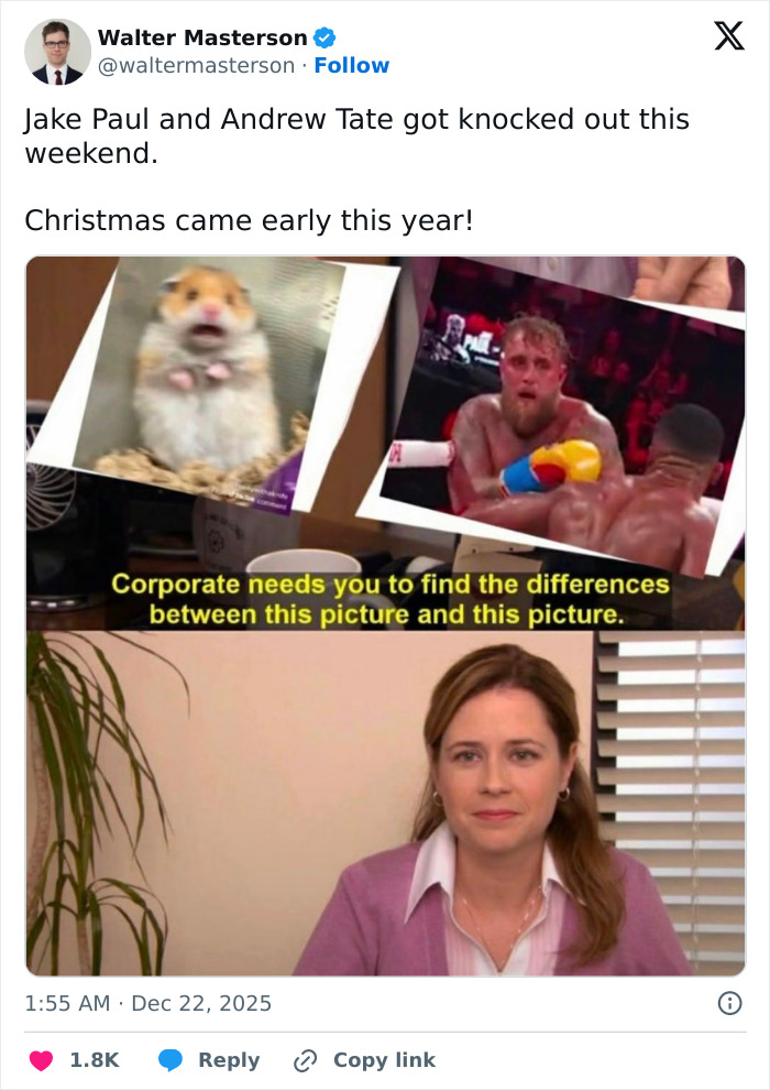 “Poetic Justice”: Jake Paul’s Broken Jaw Has Become The Internet’s Latest Punchline