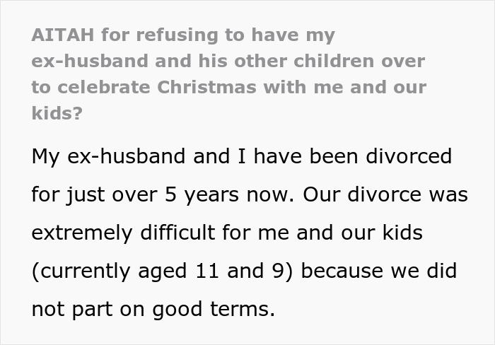 In-Laws Are Furious After Woman Refuses To Host A “Blended Family” Christmas With Her Ex’s Affair Kids