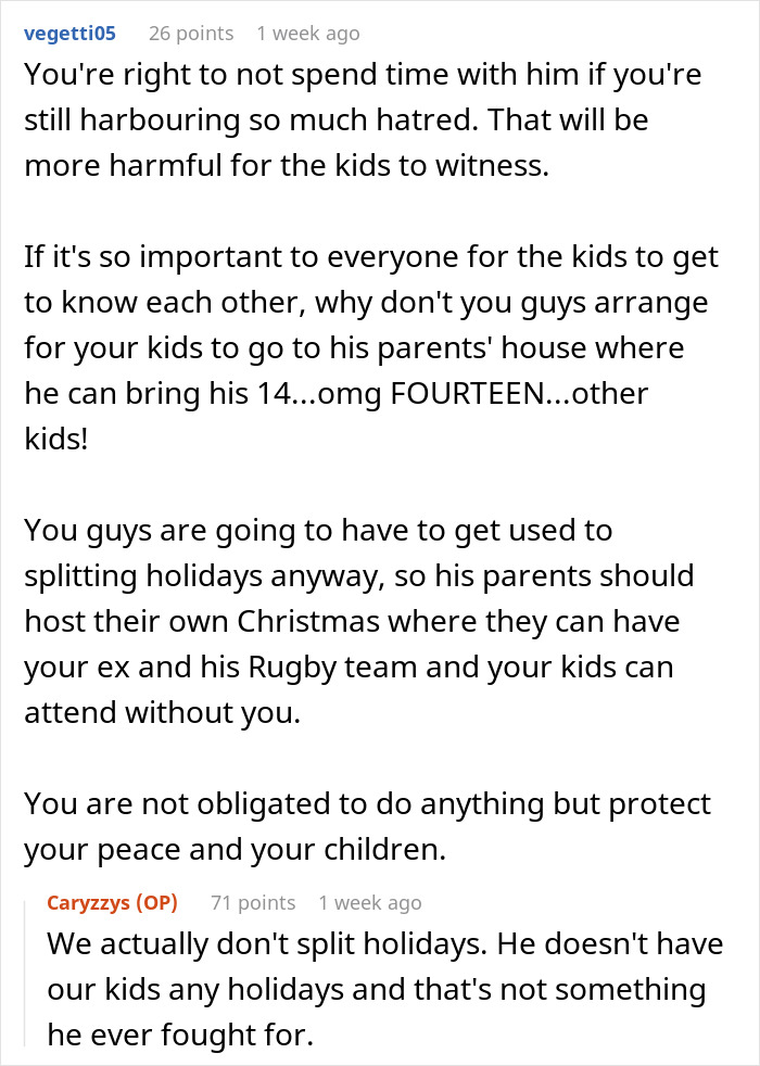 In-Laws Are Furious After Woman Refuses To Host A “Blended Family” Christmas With Her Ex’s Affair Kids