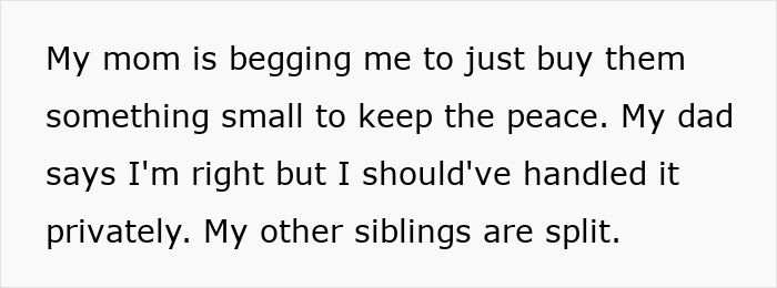 Aunt Declares ‘No Christmas Gifts’ For Unruly Niblings, Faces Backlash From Her Extremely Angry Sis Aunt Declares ‘No Christmas Gifts’ For Unruly Niblings, Faces Backlash From Her Extremely Angry Sis