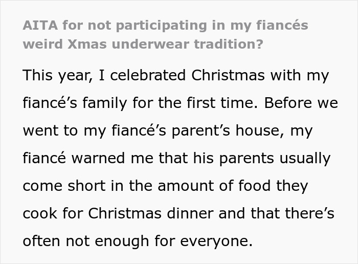 Family’s Traditions For Christmas Leave Woman Completely Baffled, Boyfriend’s Offended She Didn’t Participate