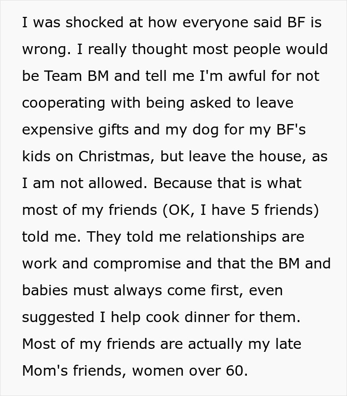 Woman Buys Expensive Gifts For BF’s Kids, Is Told She Can’t Spend Christmas With Them Woman Buys Expensive Gifts For BF’s Kids, Is Told She Can’t Spend Christmas With Them