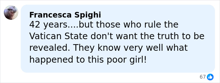 Bombshell Twist In Decades-Old Cold Case Of The ‘Vatican Girl’ Who Vanished 42 Years Ago