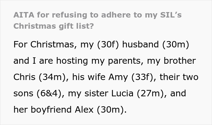 Entitled SIL Demands People Only Gift Pricey Things From Her Christmas List, Mad As Woman Snubs Her