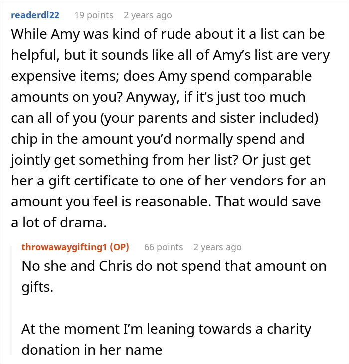 Entitled SIL Demands People Only Gift Pricey Things From Her Christmas List, Mad As Woman Snubs Her