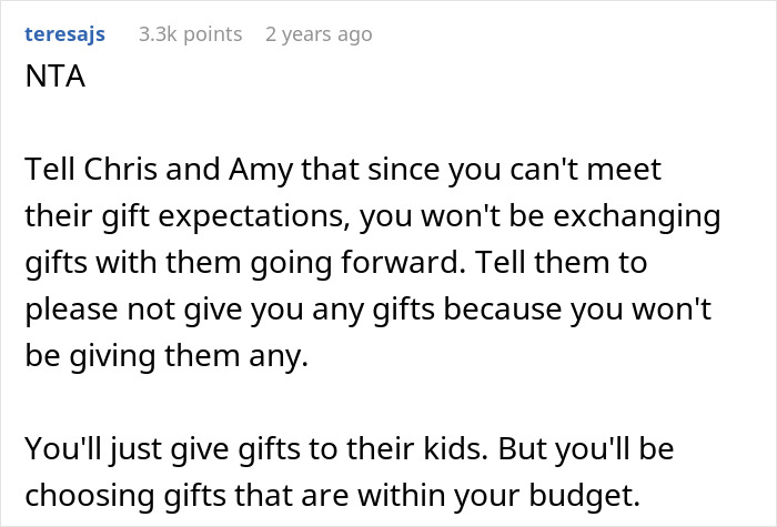Entitled SIL Demands People Only Gift Pricey Things From Her Christmas List, Mad As Woman Snubs Her