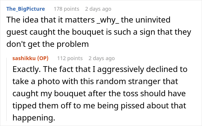 Bride Mortified As Officiant Brings Random Guest To Ceremony, Loses It When She Catches The Bouquet