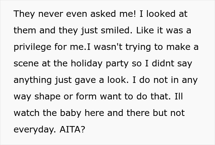 Couple Doesn’t Want To Sacrifice Gym For Babysitting, Wrongly Expect The Aunt To Give Up Her Hobbies Couple Doesn’t Want To Sacrifice Gym For Babysitting, Wrongly Expect The Aunt To Give Up Her Hobbies