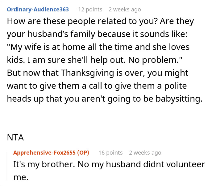 Couple Doesn’t Want To Sacrifice Gym For Babysitting, Wrongly Expect The Aunt To Give Up Her Hobbies Couple Doesn’t Want To Sacrifice Gym For Babysitting, Wrongly Expect The Aunt To Give Up Her Hobbies
