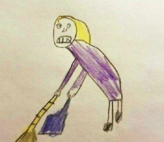 &ldquo;A Very Flattering Portrait Of Me&rdquo;: 39 Funny Drawings By Kids Who Have No Filter Whatsoever