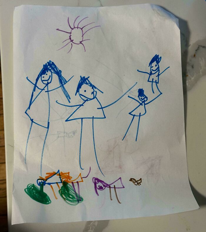 &ldquo;A Very Flattering Portrait Of Me&rdquo;: 39 Funny Drawings By Kids Who Have No Filter Whatsoever