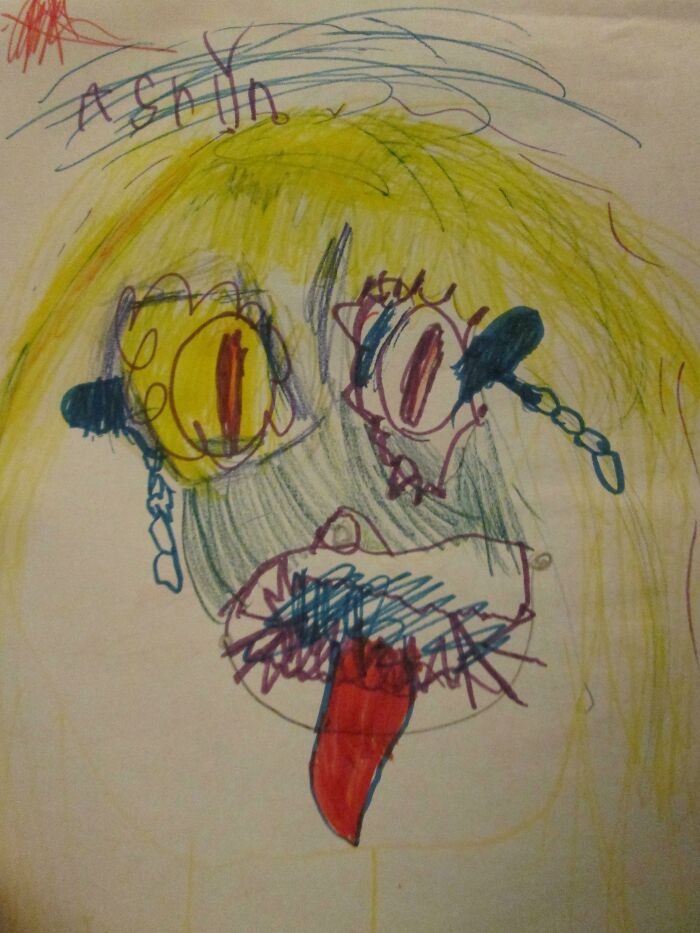 &ldquo;A Very Flattering Portrait Of Me&rdquo;: 39 Funny Drawings By Kids Who Have No Filter Whatsoever