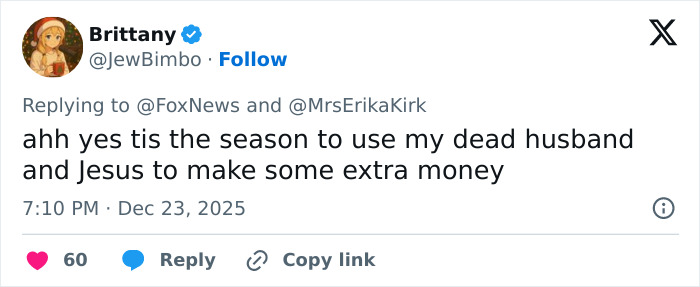 Erika Kirk Accused Of Cashing In On Tragedy With Christmas Message Promoting Charlie Kirk&rsquo;s Book