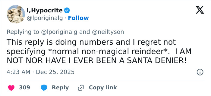 The Internet Is Losing It After Neil deGrasse Tyson Explains Gender Of Santa’s Reindeer Rudolph