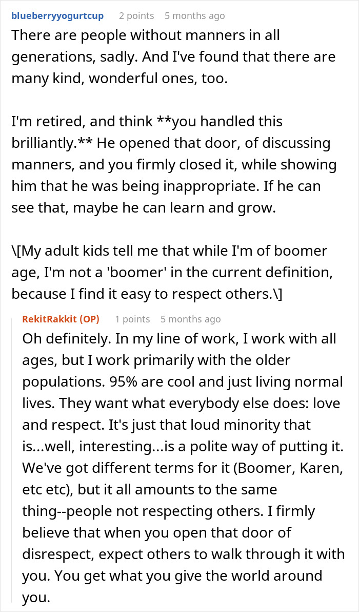 Older Man In Goodwill Store Bashes Younger Generations, Woman Shuts Him Down In An Instant Older Man In Goodwill Store Bashes Younger Generations, Woman Shuts Him Down In An Instant