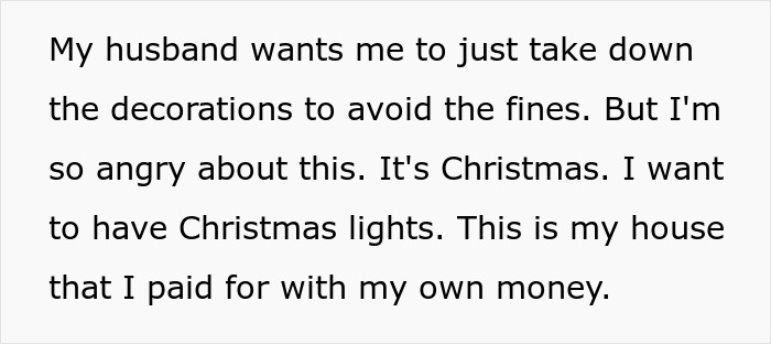 Woman Horrified After Getting Bashed By HOA For “Too Festive” Xmas Decor: “I’ll Be Fined $100/Day”