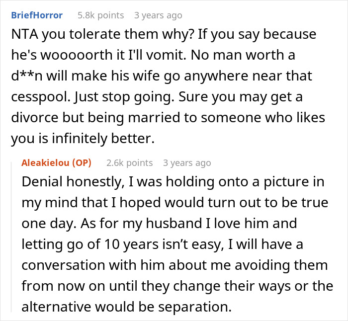 “AITA For Exploding 10 Years Of Repressed Rage At My MIL?” “AITA For Exploding 10 Years Of Repressed Rage At My MIL?”