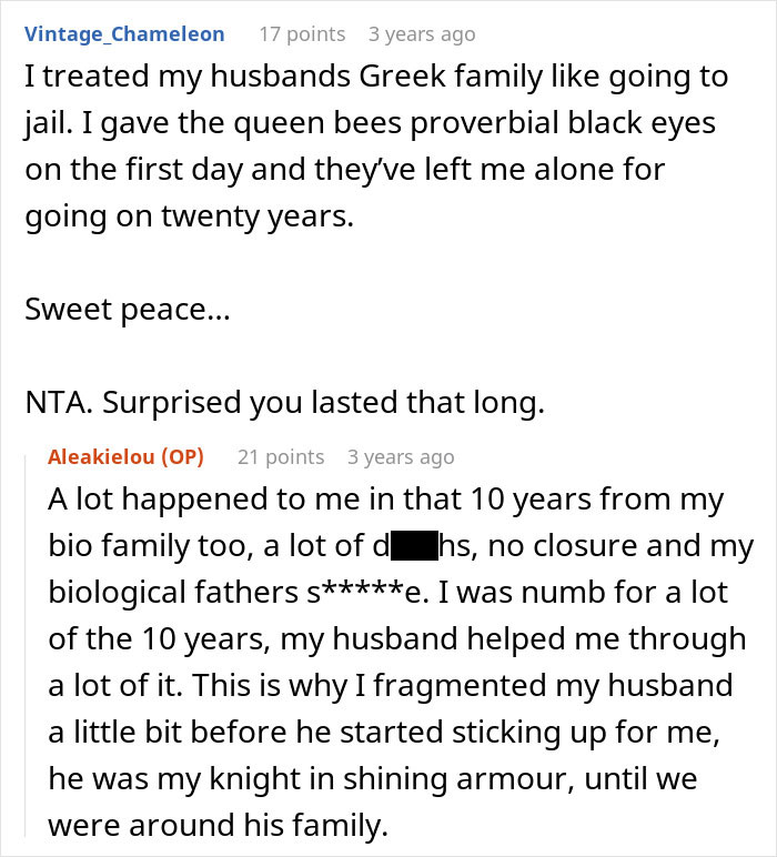 “AITA For Exploding 10 Years Of Repressed Rage At My MIL?” “AITA For Exploding 10 Years Of Repressed Rage At My MIL?”