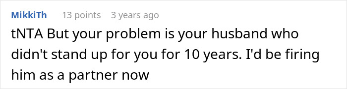 “AITA For Exploding 10 Years Of Repressed Rage At My MIL?” “AITA For Exploding 10 Years Of Repressed Rage At My MIL?”