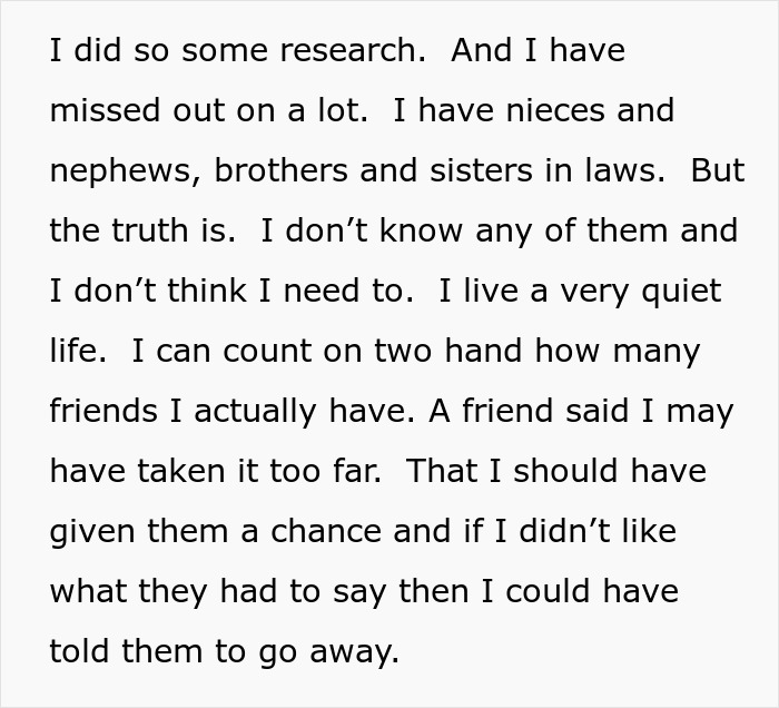 Family Stalks Guy They Disowned 15 Years Ago: “I Carry All The Shame, Guilt And Embarrassment For It”