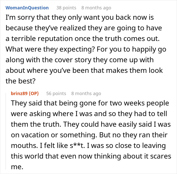 Family Stalks Guy They Disowned 15 Years Ago: “I Carry All The Shame, Guilt And Embarrassment For It”
